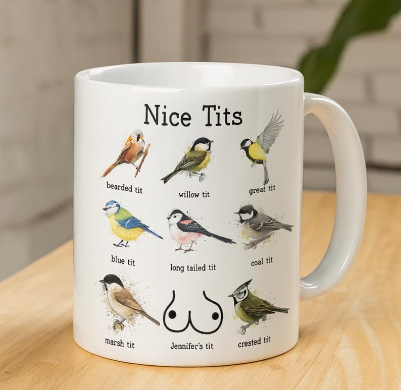 Nice Tits Bird Mug – Funny Gift